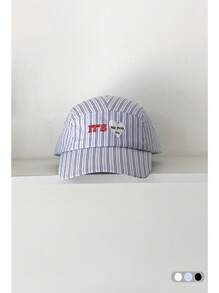 1pc Soft Top Retro Plaid Visor Hat, Women Large Brim Sun Protection Five Panels Cap, Streetwear Flat-Brim Casual Hip-Hop Baseball Cap, Suitable For Spring/Summer, Unisex
