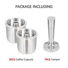 Stainless Steel Refillable Coffee Capsules Compatible With Illy X7/Illy Y3/Illy Y5 Coffee Machines Reusable Capsule Filter Pods Coffee Accessory - Multiple Sets - View 13