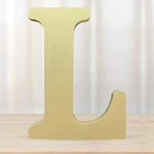 1 sản phẩm trang trí bằng gỗ, thiết kế chữ cái, đồ thủ công trang trí nhà - Vàng - Xem 9