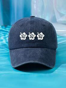 1pc Women's Outdoor Casual Fashionable Floral Print Adjustable Size Soft & Breathable Washable Baseball Cap, Multiple Colors Suitable For Daily Wear - One Size - View 20