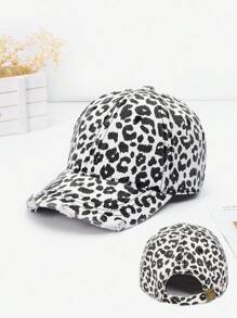 1 bucată nouă șapcă de baseball cu imprimeu leopard pentru bărbați și femei, parasolar la modă și respirabilă pentru uzura zilnică, protecție solară pentru călătorii, șapcă de baseball, ținută elegantă și exterioară