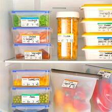 Removable Frozen Food Labels Stickers, Fridge Storage Expiration Date Labels, Reusable - Multicolor - View 3