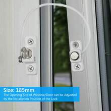 Tapsin 4X Home Windows Door Cable Restrictor Child Baby Safety Security Lock Catch Wire Guard Against Theft Prevent Babies From Falling - Perak - View 10