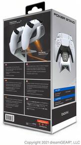 Playstation 5 Power Stand - Dual Controller Dock Charge Stand (White)   Playstation 5 - Nhiều màu - Xem 3