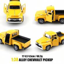 1/3/6pcs Truck Decor,Vintage Truck Statues Ornament,Retro Style Red Truck Christmas Decor Metal Farmhouse Decorative Tabletop Storage Mini Diecast Car Decorations Truck For Home Kitchen Farm,Christmas Gift, Birthday Gift,Easter Decorations - Multicolor - View 14