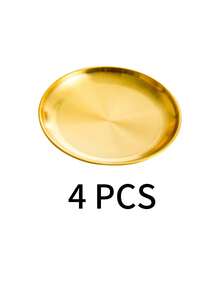 7-Piece Stainless Steel Tape Storage Rack, Outdoor Easy Storage Tray Stackable Set, Home Table Table, Garbage Residue, Bone Tray, Fruit Tray, Small Plate Set With Storage Rack - Multicolor - View 16