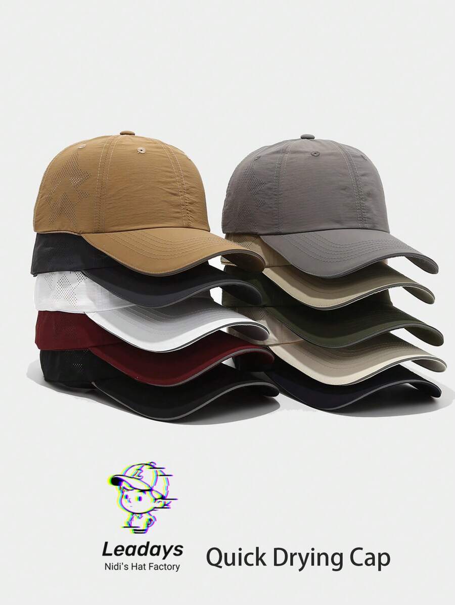 1pc Lightweight Breathable Quick Dry Mesh Outdoor Sports Cap, Unisex Casual Hat New Sun Protection Summer Sun Visor Cap, Suitable For Outdoor Sports, Fishing, Holiday, Beach Travel, Gift For Family, Lover And Friends