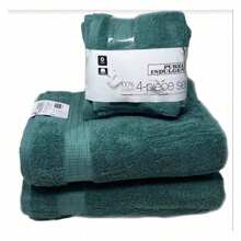 100% HydroCotton | Includes: 2 Luxury Bath Towels, 2 Hand Towels & 2 Washcloths | Quality, Ultra Soft Towel Set | 6 Piece Set Green-CBETCL