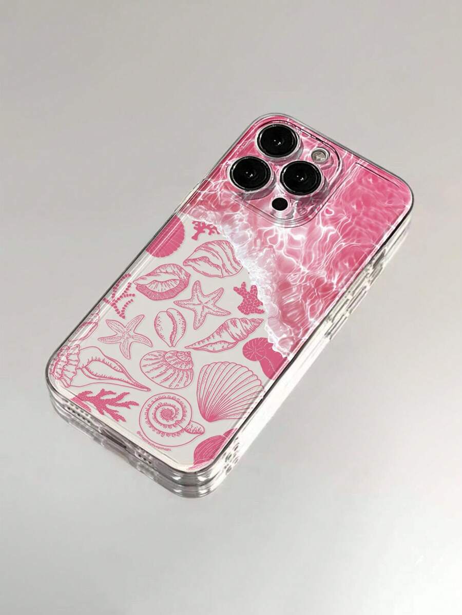 Funda de teléfono de verano con elementos oceánicos pintados, minimalista, resistente a las caídas y gruesa. Impresa y compatible con iPhone 16/16 Pro/16 Pro Max/16 Plus/15 XR /7/8 15 Pro Max/12 Pro Max/13 Pro Max/14 Pro Max 13 14 11 12p14 Female P11 Soft Shell P12 Anti-Fall XS.XR /78P.78GES2, compatible con A134G A22 A21S A514G A52 S22 ULTRA A335G, compatible con Redmi 10 Redmi Note 114G Redmi 11 Lite A53 TPU A14 /A23/S23 ULTRA S24 A14 A15 S23 A73 Redmi.