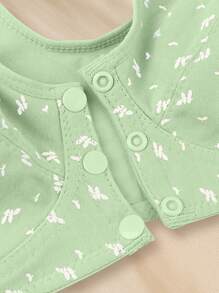 Women Front Closure Sweet Printed Daily Bra, Summer