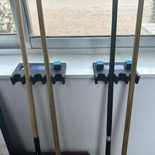 1 Pc Cue Rack For Resting Cue Sticks, A Must-Have Billiard Accessory, Available In 3-Cue, 4-Cue, And 5-Cue Rack Sizes. An Essential Item For Billiard Enthusiasts And Pool Halls. A Perfect Holiday Gift. - Black - View 4