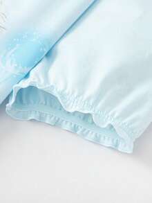 Balabala Sommernachthemd für Mädchen, süße und atmungsaktive Hauskleidung - blauer Farbton - Übersicht 7