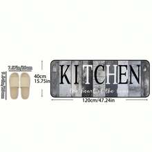 Bộ 1/2/3 thảm trải sàn nhà bếp phong cách mộc mạc: Thảm nhà bếp gia đình, thảm nhà bếp vân gỗ xám kiểu retro, thảm nhà bếp ấm cúng, trang trí nhà bếp đa năng phong cách mộc mạc, được làm từ vải nhung pha lê không dính, chống trơn trượt, mềm mại, thoải mái và dễ lau chùi, thích hợp làm thảm trải sàn phòng ngủ, phòng khách, phòng ăn, nhà bếp và phòng tắm. - Nhiều màu - Xem 14