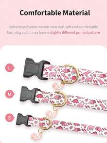 1pc Cute And Distinctive Patterns Dinosaur Bee Cow Pet Collar For Small Medium Large Dogs Adjust Buckle Dog Collar For Indoor And Outdoor Use - Multicolor - View 7