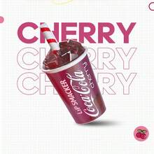 LIP SMACKER 可口可乐合作润唇膏，7.4g LIPSMACKER，含维生素 E 保湿，樱桃可乐味，有色唇彩，趣味星期五唇妆，装饰礼物