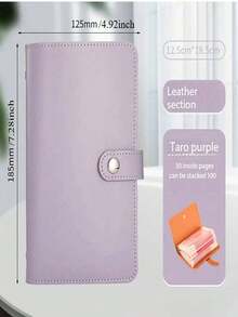 Banknote Storage Book. Made Of PU Material, Can Hold 100 Banknotes, With Banknote Photos, Stamps, Bank Card Storage Book 1A6 Super Large Capacity Cash Storage Notebook. Comes With 50pcs Interior Best Gifts Birthday Travel Accessories Graduation - Multicolor - View 7