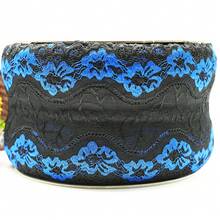 2451 "Lace In 7 Colors: Diversity And Quality For All Your Projects" - Royal Blue - View 2