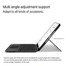 Teclado Mágico para iPad Mini de 7ª y 8ª generación de 8.3 pulgadas, Funda Inteligente con Trackpad, Retroiluminada y Táctil para iPad Mini de 4ta y 5ta generación de 7.9 pulgadas (Modelos A2993, A2995, A996, A2567, A2568, A2659, A2133, A2124, A2125, A2126, A1538, A1550) - Negro - Ver 10