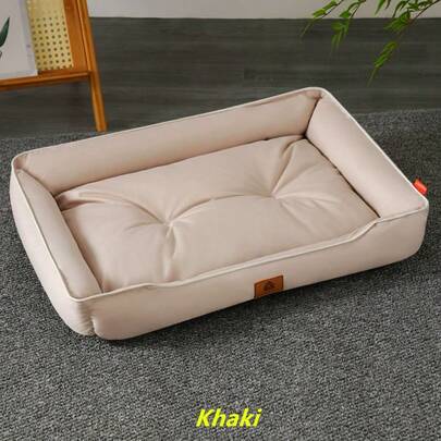 PETSIN 1 giường cho thú cưng, giường cho chó/mèo, sử dụng được cho mọi mùa xuân hè, chất liệu vải Oxford chống cắn, đáy chấm bi chống trượt, không thấm nước, thoải mái khi ngủ vào mùa hè, nhà cho chó nhỏ/lớn