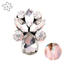1-20pcs/Set Handmade Self-Adhesive Diamond Rhinestone Multicolor Water Drop Glass Decoration, Suitable For Shoes, Clothing, Bags, Accessories, Hair Clips, Non-Woven Fabric Clothing Accessories, Elegant Quality And Careful Craftsmanship