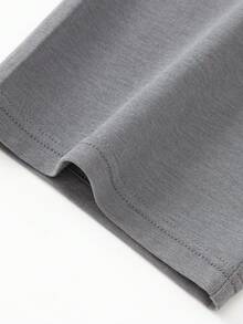 Balabala Tween Boys' Pajama Set - Soft Long Sleeve Top & Pants - Cozy Sleepwear For Tween Boys - Gray and Black Tone - View 9