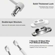 8PCS Window Restrictor Locks For UPVC Windows Window Locks With Screws And Keys, Security Locks For UPVC Windows - White - View 5