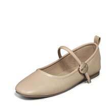 WEIDE Zapatos De Baile De SalóN Para Mujer – DiseñO Elegante Tipo Ballet Con Cintas Y Punta Redonda. - Beis - Ver 4