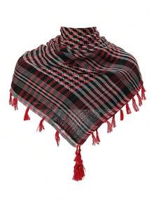 1 件薄款阿拉伯风格头巾，战术户外露营进口头巾