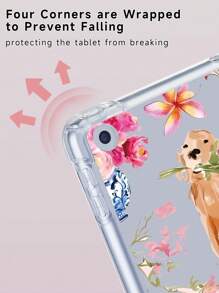 Patchwork Blumen Schutzhülle geeignet für iPad 10. Gen, iPad 7/8/9 10,2 Zoll, iPad Air 4/5. Gen 10,9 Zoll, Kindle Paperwhite 12. Gen 2024, Tab A7 Lite 8,7'', S6 Lite 10,4 Zoll, Vier-Ecken Stoßschutz, Einhändiger Griff