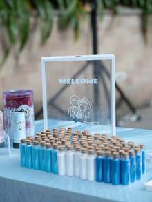 20 件 30 毫升透明玻璃管，适用于万圣节、圣诞装饰、工艺品、圣诞礼物、DIY 许愿瓶、结婚礼物、珠宝、派对礼物 - 彩色 - 查看 5