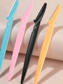 12件套女士眉毛剃刀套装 - 面部毛发修剪器、带保护盖的身体毛发剃刀、化妆工具、去角质剃须刀、无痛面部/身体/眉毛脱毛器、男女通用、返校必备美容套装、圣诞节和万圣节完美之选