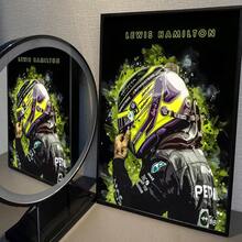 1pc/3PCS Wall Arts Posters Pop Anime F1 Racing Driver Legendary Anime Poster Decoration Painting Wall Art White Wall Decoration Frameless/Framed Canvas Art - Multicolor - View 23