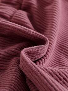 2pcs Baby Girls' Cute Ruffle Collar & Ruffle Hem Long Sleeve Top With 3D Bow Button Design Skirt Set, Suitable For Everyday Outings, Spring & Autumn