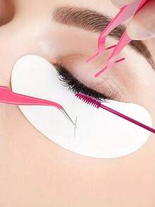 Set de 6 piezas con caja: pinzas de punta curva, rizador de pestañas y cepillo de pestañas. Combinación de pinzas curvas y rizador de pestañas curvo para satisfacer mejor las necesidades de extensión de pestañas multinivel y mejorar la experiencia. Rizador de pestañas, pinzas para pestañas, cepillo de pestañas, caja de almacenamiento de herramientas para pestañas, set de ayuda para pestañas postizas.