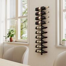 HOMCOM Wine Rack Table - Negro - Ver 7