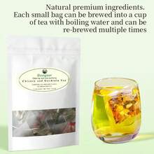 Chicory And Gardenia Herbal Tea Ready To Eat Convenient | Orange Peel & Chrysanthemum – Cool Relief From Heat| 20 Tea Bags - 2 PC-40 TEA BAGS - View 1