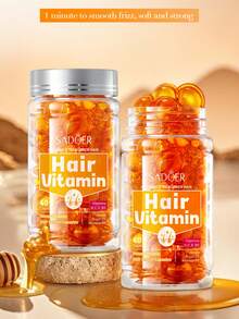 蜂蜜/芦荟/澳洲坚果/核桃/玫瑰维生素护发胶囊，修复、保湿、滋养秀发，改善干枯毛躁，令秀发更亮泽柔顺。护发精油胶囊