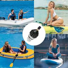 1/2 Inflatable Pump Valve Adapter, Inflatable Fishing Boat, Attack Boat, Rubber Boat, Car Inflatable Pump Valve Converter, Traditional Air Pump Converter, Paddle Pump Adapter, Beach Essentials, Beach Accessories, Pool Float - Multicolor - View 9