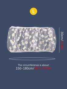 1pc Sunflower Pattern Bird Cage Net Cover, Prevent Splashing, Dust-Proof Net Canopy, Fits Square & Round Bird Cages