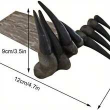 Dấu trang Demon Hand - Dấu trang móng vuốt kinh dị làm bằng nhựa ABS dành cho người đọc, trang trí bàn làm việc Halloween, dấu trang sách Devil Paw - Nhiều màu - Xem 6