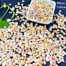 400克/0.88磅彩色鹅卵石，各种颜色的天然河石，适用于花盆装饰、鱼缸造景、假石花园、小路铺设，可创造意想不到的效果