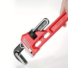 1 PC 多功能管钳 大口径水暖管拆卸扳手 快速两用重型钳子可拧水管/暖气管/下水道等 适用于管道、汽车及工业维修 多功能工具 管道工具