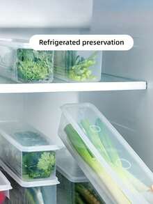 2 piezas Caja pequeña para pasta, recipiente de almacenamiento de fideos rectangulares transparentes blancos con tapa - Caja sellada para alimentos Preservation, reutilizable y apilable para Pasta, Grains, Snacks, Refrigerador de cocina, regalos de Navidad/Halloweeneen - Multicolor - Ver 3