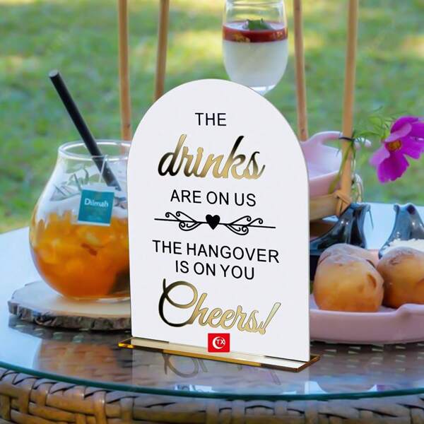 2pcs Wedding Blessing Newlyweds Marriage Reception Desk Decor, Acrylic Wedding Celebration Party Entrance Welcome Sign, Guest Book Sign Card, Suitable For Ceremony And Reception Desk Decor, Blessing Newlyweds Marriage Reception Desk Decor, Wedding Celebration Party Entrance Welcome Sign