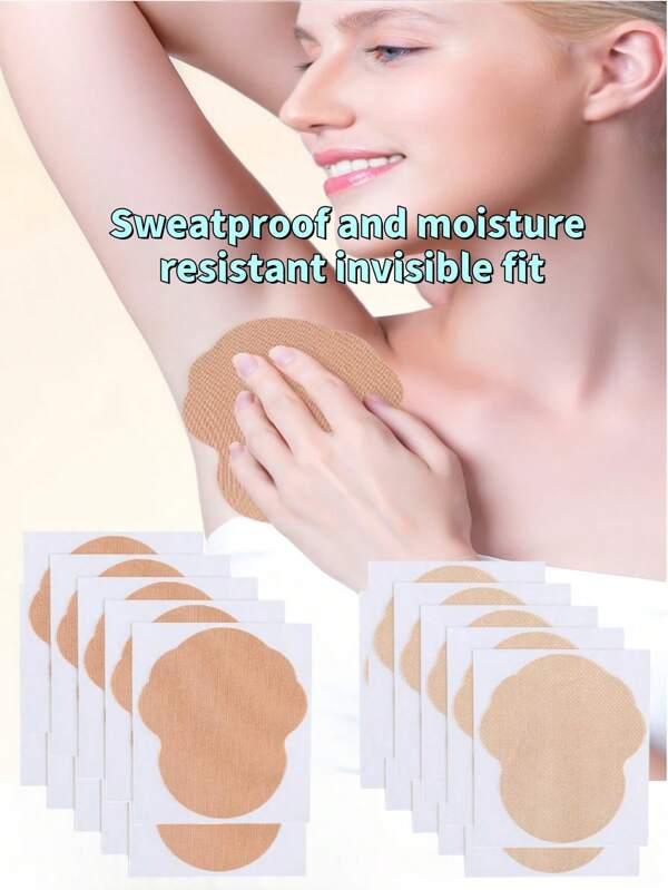Summer Sweat-Absorbent Patch For Men And Women Disposable Thin Underarm Sweat-Absorbent Patch Invisible Seamless . Summer Cooling,Beach,Travel