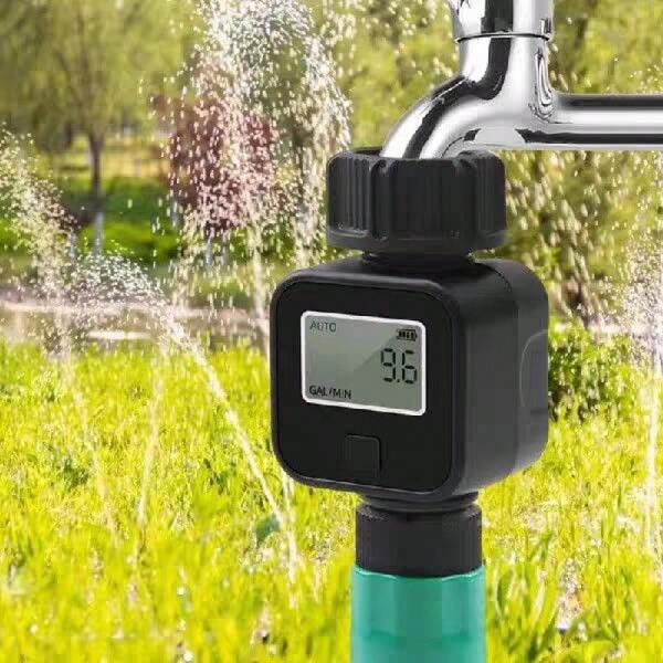 Il nuovo misuratore di portata dell'acqua, grande schermo LCD, quantità d'acqua visibile in modo intuitivo, contatore dell'acqua, contatore dell'acqua elettronico multifunzione
