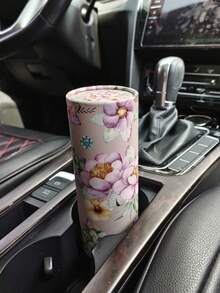 汽车纸巾盒，圆形花朵旅行纸巾架，圆柱形纸巾筒，适用于汽车杯架、家庭浴室办公室、春花汽车纸巾、带面巾的圆形汽车纸巾架，适用于婚礼、生日、派对、汽车杯架、旅行者架、圆柱形散装花杯架、面巾纸、旅行补充品、汽车餐巾盒、圆形容器、纸巾盒架、餐巾架、节日家庭聚会、厨房餐桌装饰 - 彩色 - 查看 16