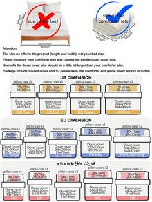 2/3 件卡其色蝴蝶结纹理图案涤纶羽绒被套，波西米亚风现代床上用品套装，特大号，适合所有季节（1 件羽绒被套 + 1/2 件枕套） - 卡其色 - 查看 3