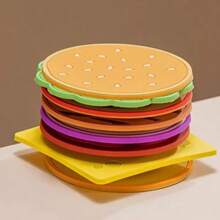 1 Set 8 Pieces Creative Cup Coasters, Suitable For Home, Room, Kitchen, Living Room, Indoor, Outdoor, Absorbent Drink Coasters, Kitchen & Dining Table Decor Coasters