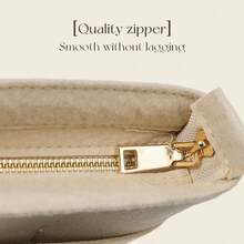 1pc Large Capacity Multi-Functional Inner Lining Bag, Cosmetic Bag, Toiletry Bag, Storage Bag, Desktop Organizer Bag, Home Storage Bag, Foldable Bag, Travel Bag - Black - View 8